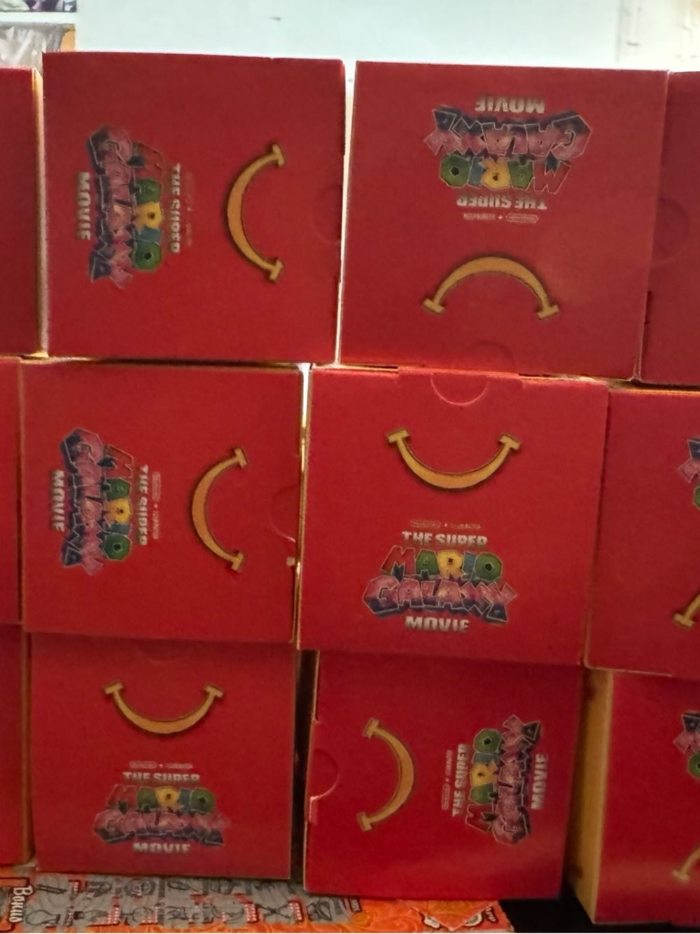 The Super Mario Bros. Movie Red Collector Boxes